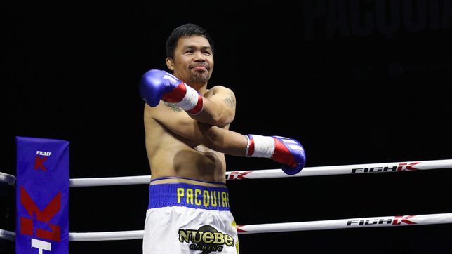 Manny Pacquiao announces exhibition boxing match with rival Floyd Mayweather
