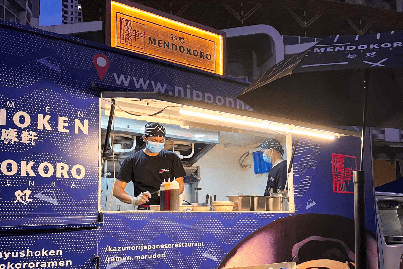 Ramen party! You can get Mendokoro’s food truck for private events at home