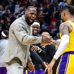 LeBron James says no target date for his return