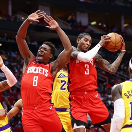 Young Rockets handle undermanned Lakers