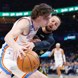 Thunder end 8-game skid vs Warriors, spoil Curry’s 40-point outburst