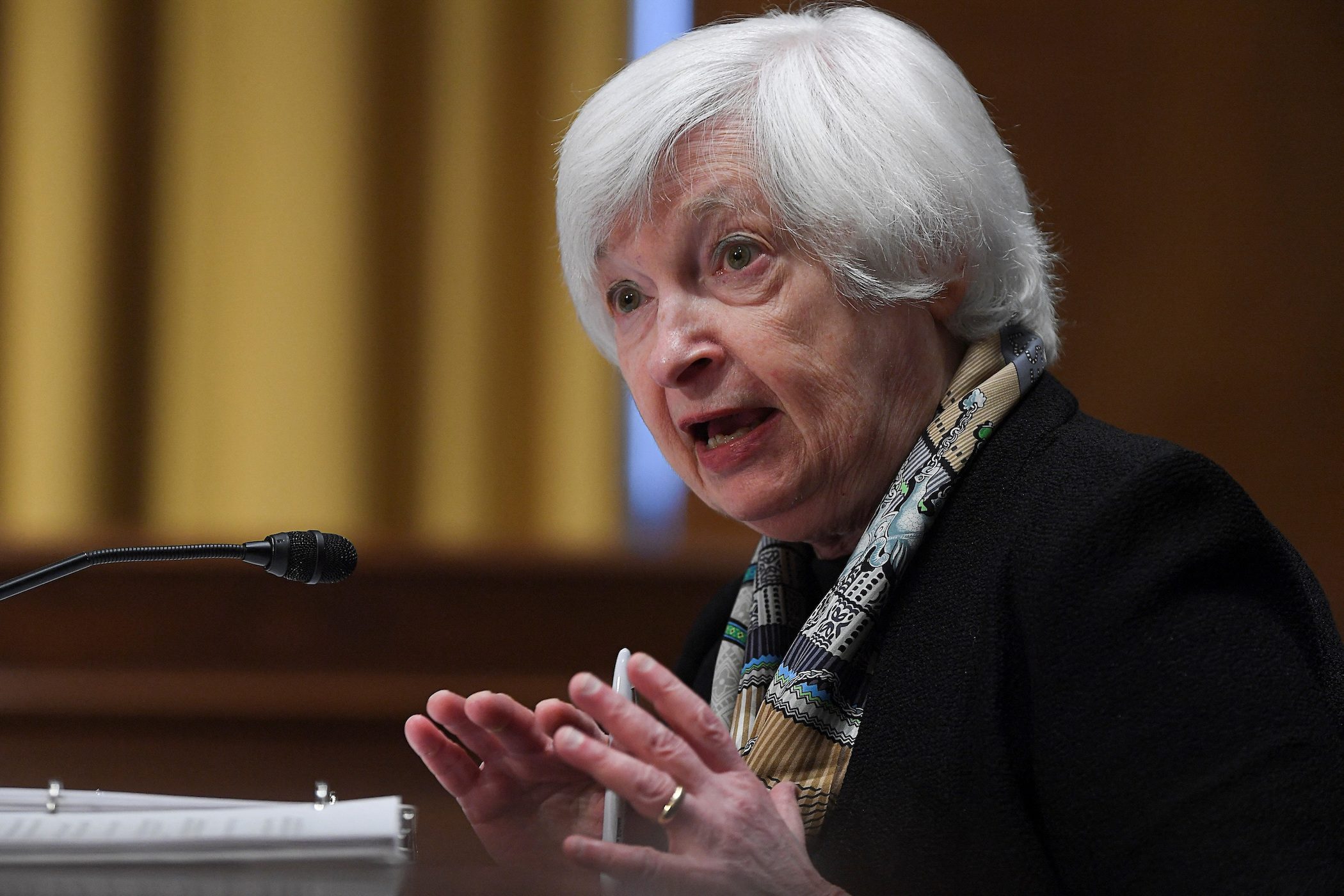 US banking system sound but not all deposits guaranteed, Yellen says