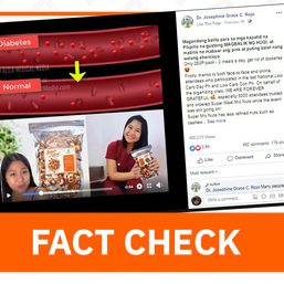 FACT CHECK: Ad of unregistered nut product misrepresents endorsement by Filipino doctor