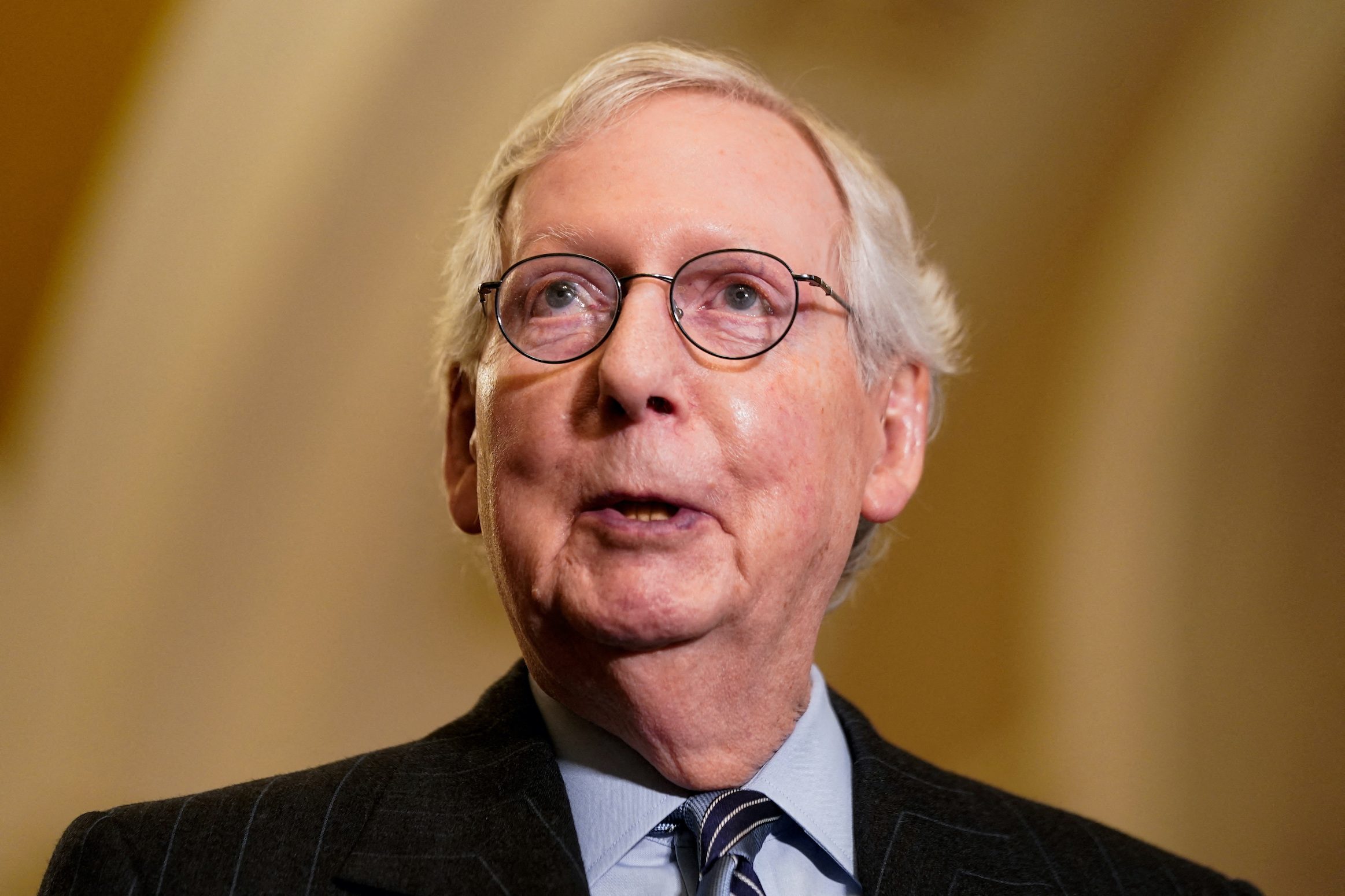Top US Senate Republican Mitch McConnell hospitalized after fall