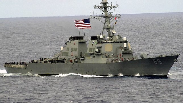 China, US Navy in row over guided-missile destroyer in South China Sea