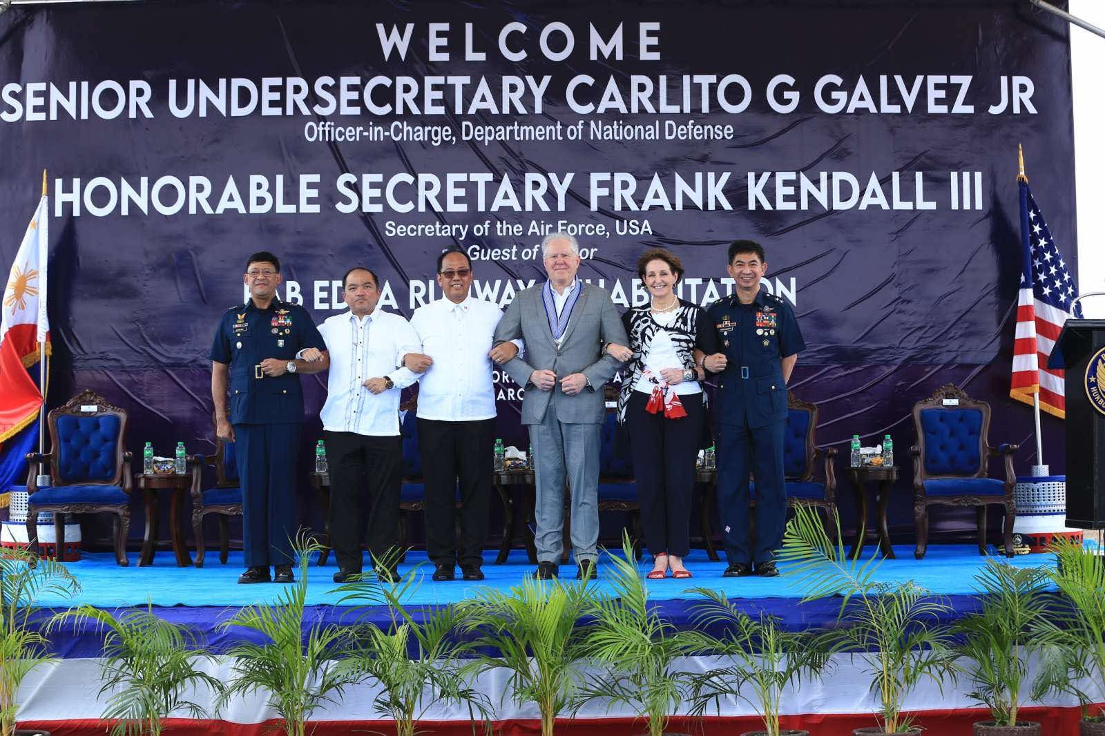 In Basa Air Base, Philippines and US banner benefits of EDCA