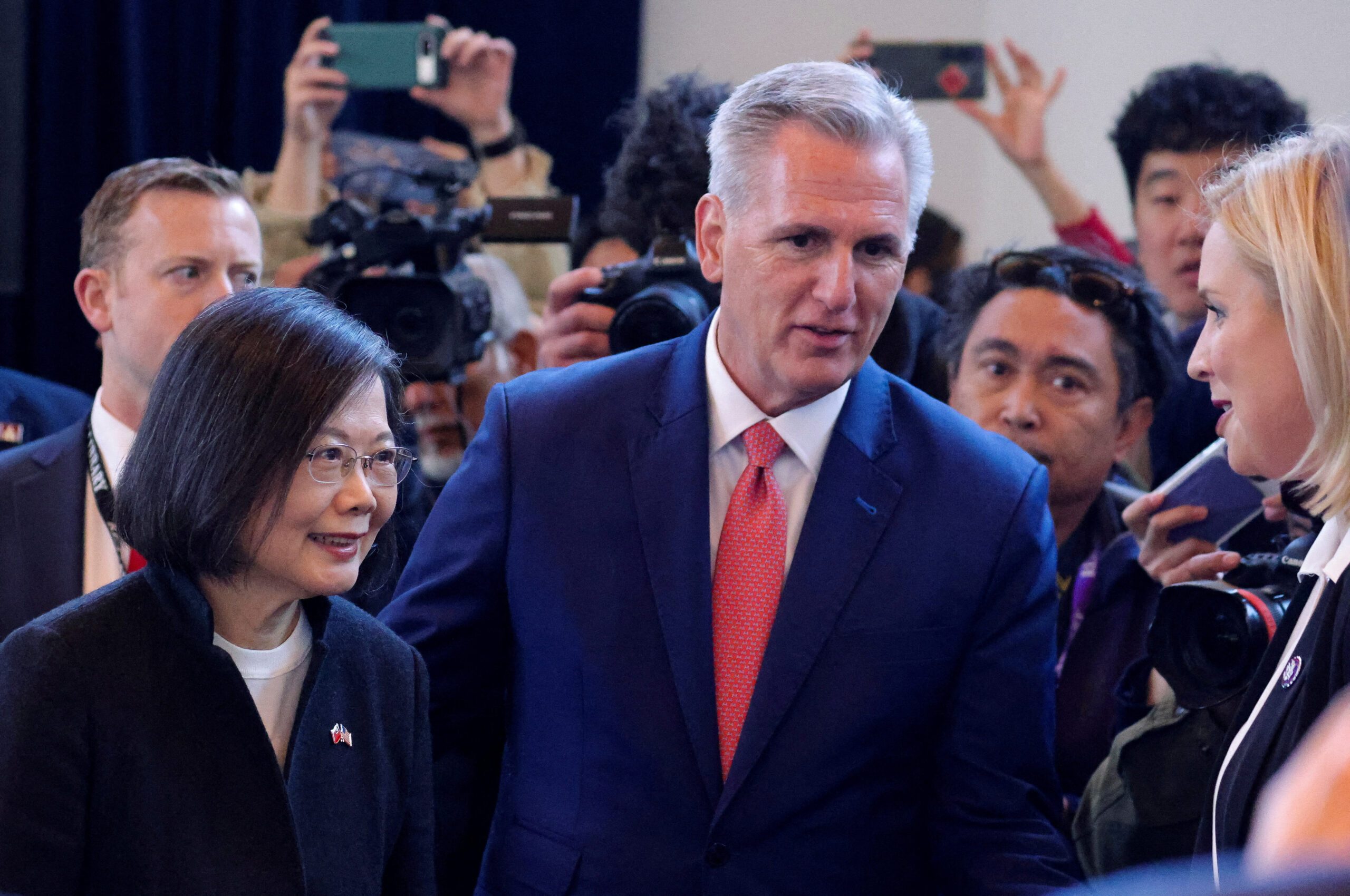 Taiwan watching Chinese movements after Beijing denounces US Speaker meeting