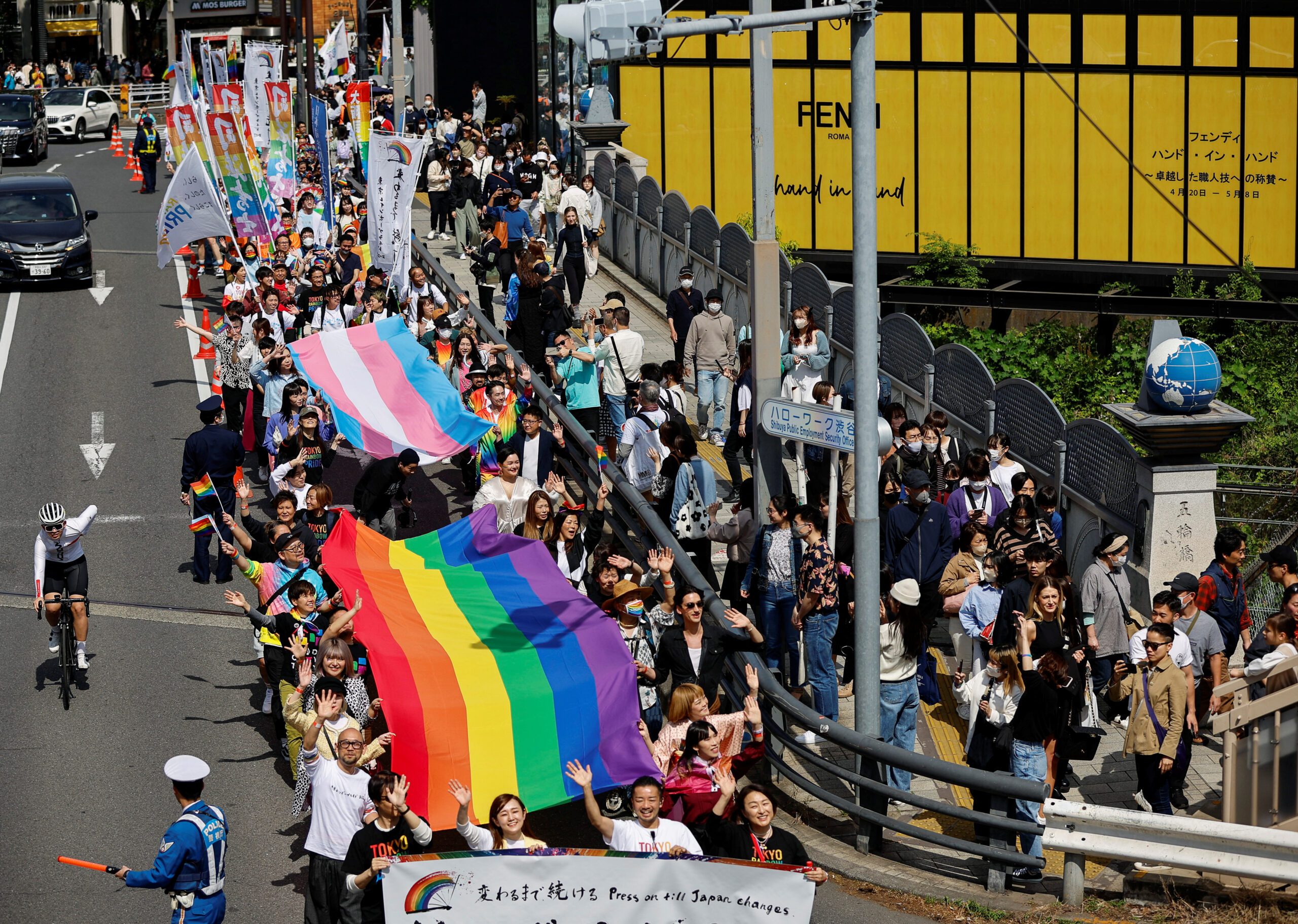 Japanese fete LGBTQ progress, demand marriage rights as G7 summit looms