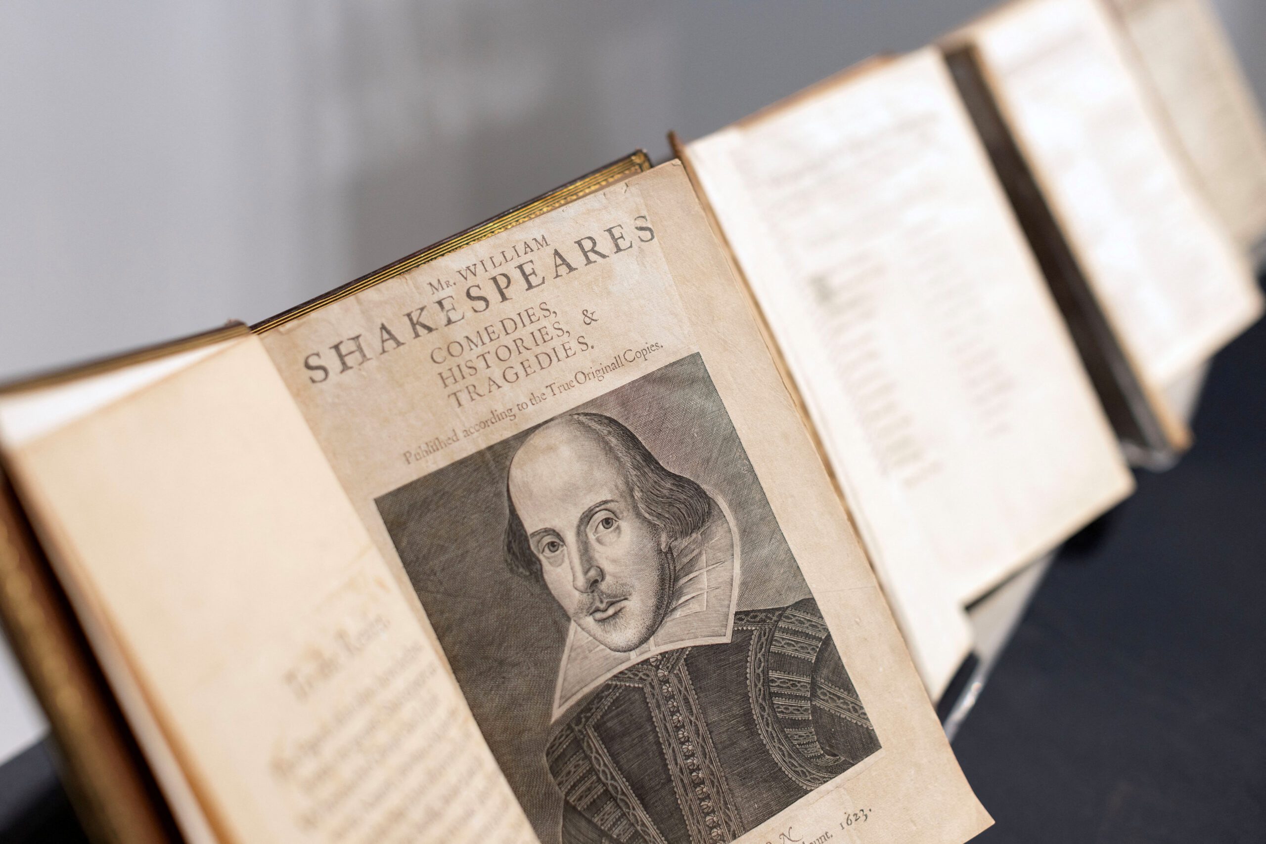 Rare outing for 6 Shakespeare’s First Folio copies in London