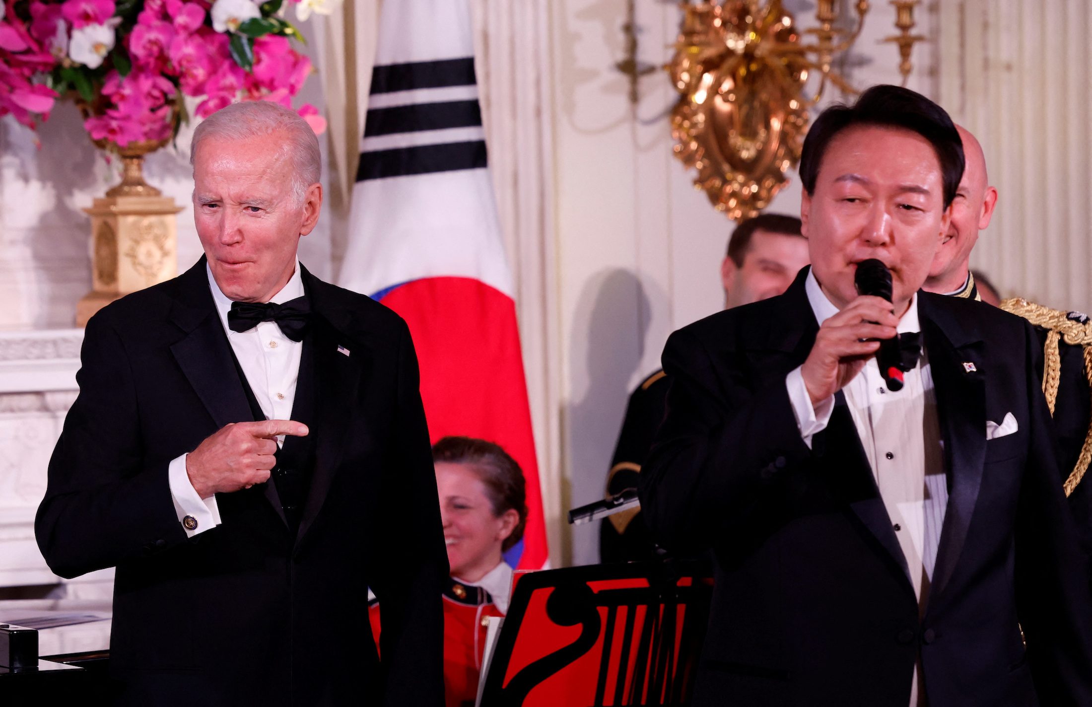 South Korea’s Yoon sings ‘American Pie’ at White House state dinner