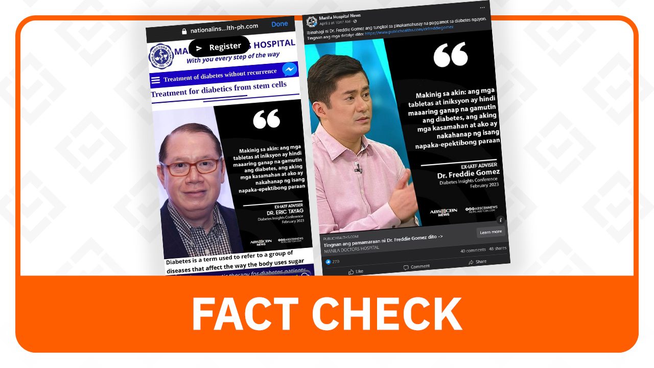 FACT CHECK: Quote cards about diabetes used to promote Glufarelin fabricated