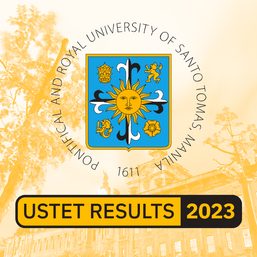 University of Santo Tomas releases USTET 2023 results