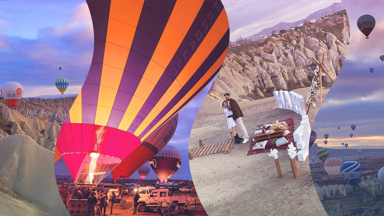 Smallness and other surprises: Flying in a big balloon in Cappadocia, Turkey