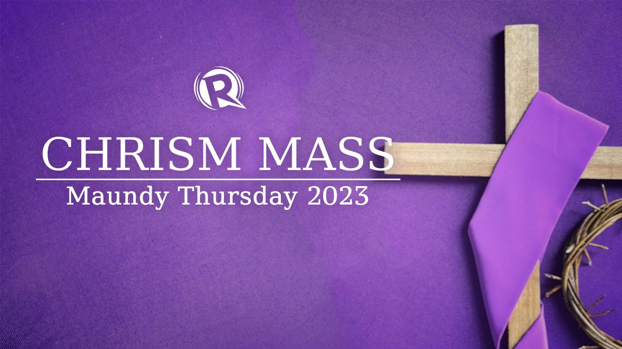 Chrism Mass on Maundy Thursday 2023 My Blog