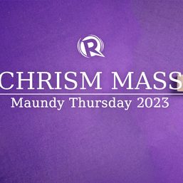 LIVESTREAM: Chrism Mass on Maundy Thursday 2023