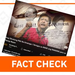 FACT CHECK: Marcos didn’t have 50-year gold time deposit