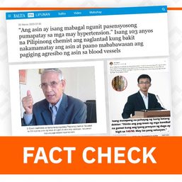 FACT CHECK: Ad of unregistered heart supplement uses fake Filipino doctors
