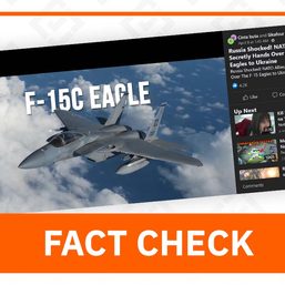 FACT CHECK: NATO didn’t hand over F-15 Eagles to Ukraine