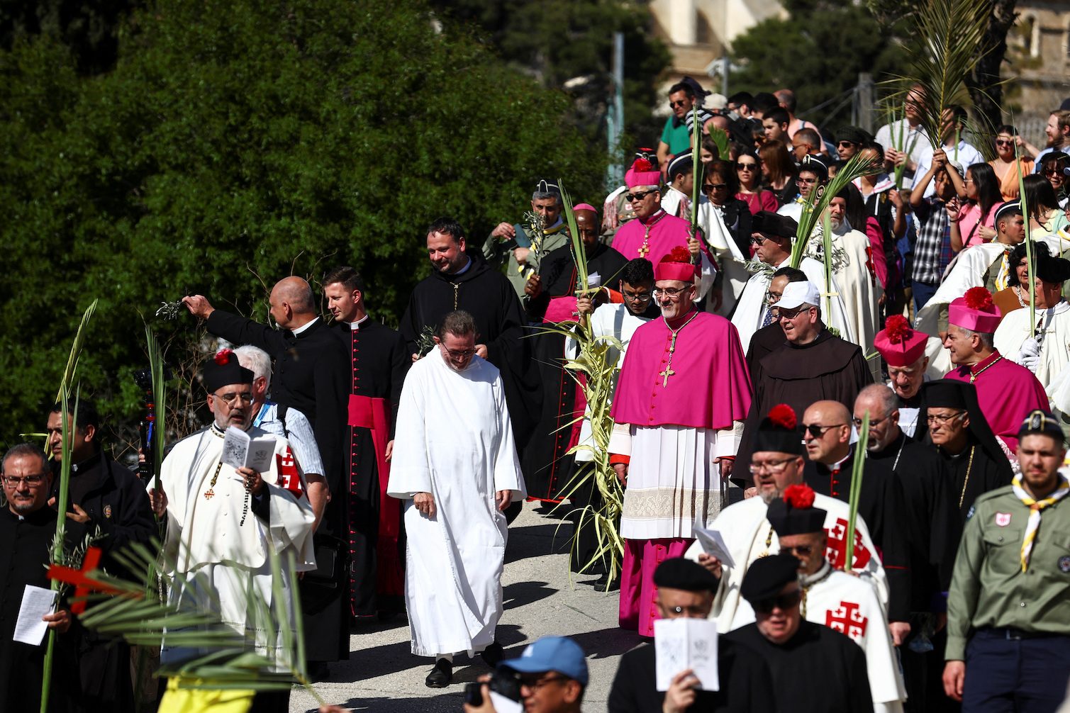Christians celebrate Palm Sunday in Jerusalem, striving to maintain presence