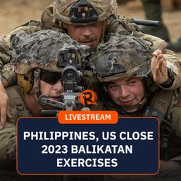 LIVESTREAM: Philippines, US close 2023 Balikatan exercises