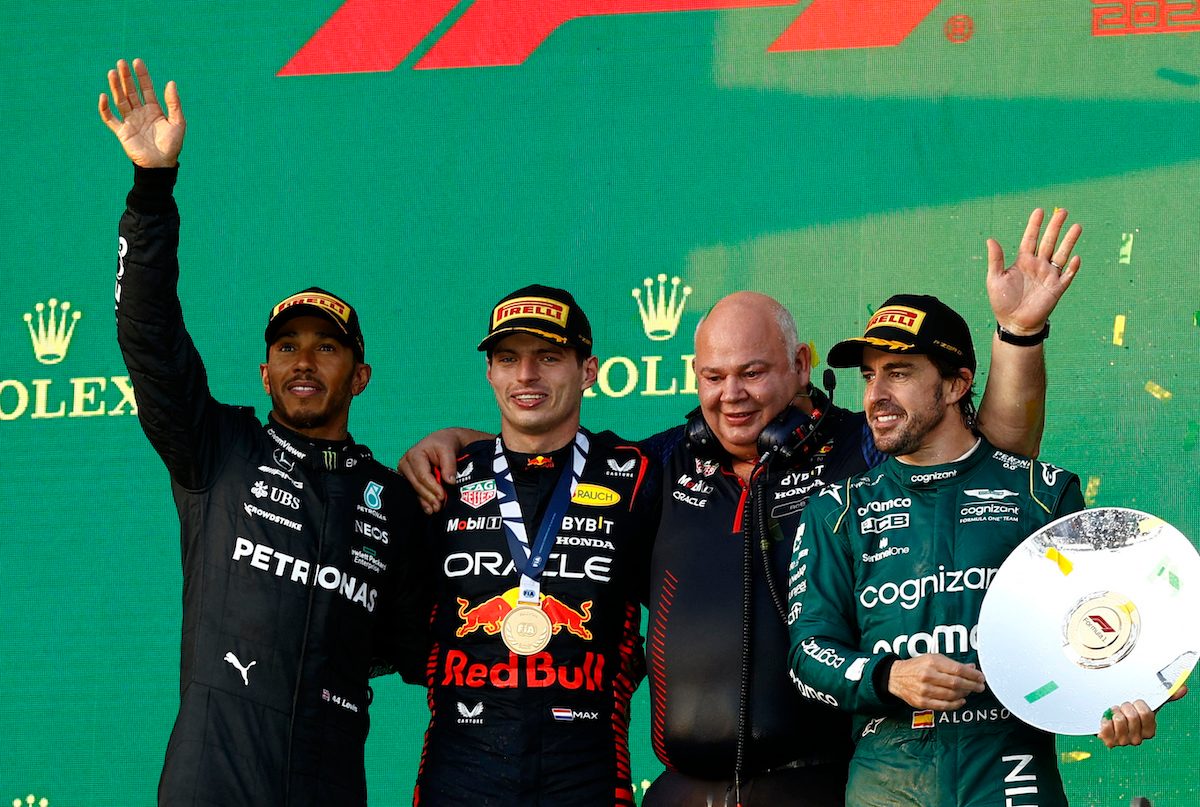 Verstappen wins chaotic Australian Grand Prix after red flag drama as Hamilton finishes runner-up