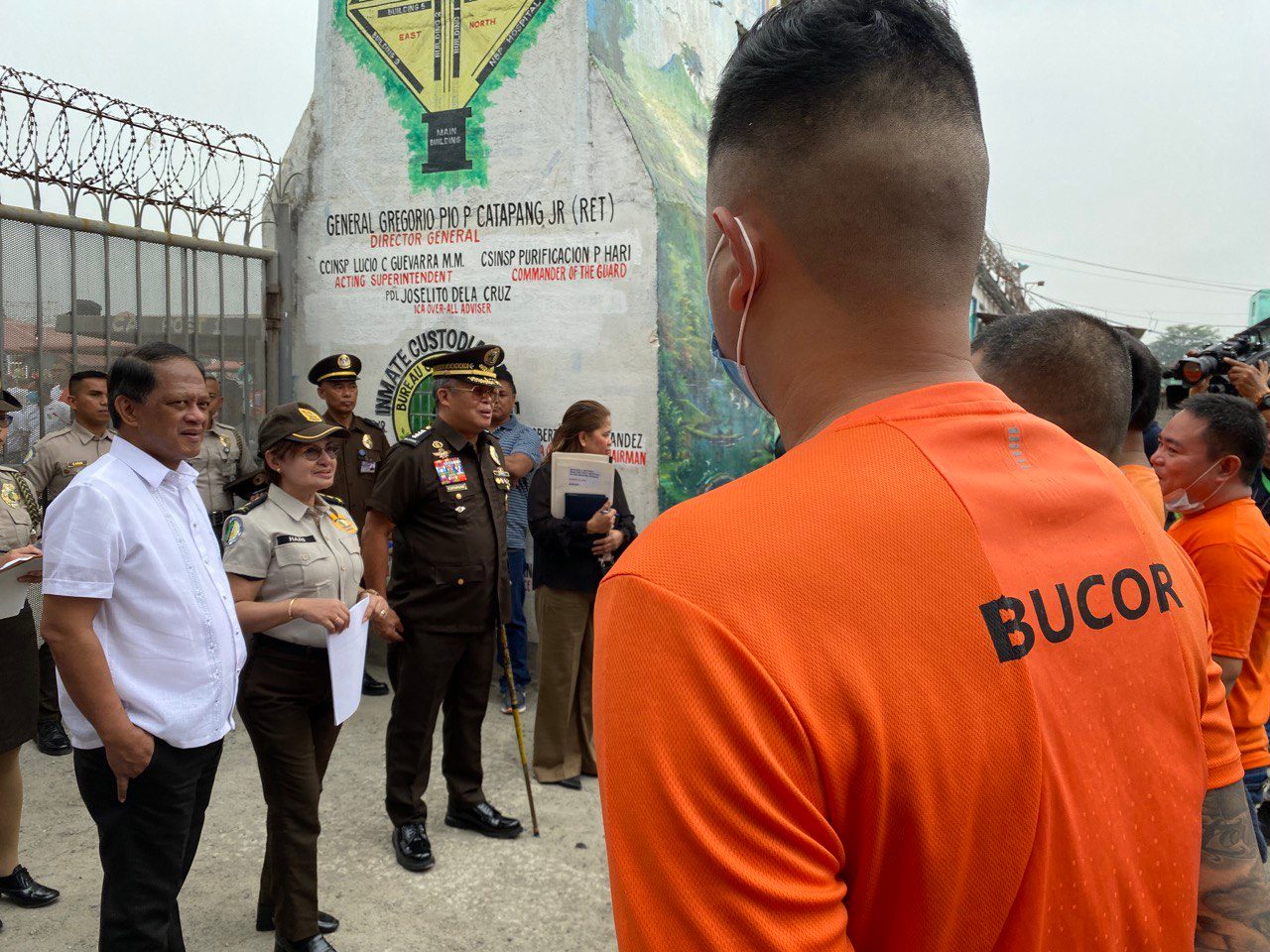 BuCor chief Catapang fires Bilibid maximum security compound chief, guards