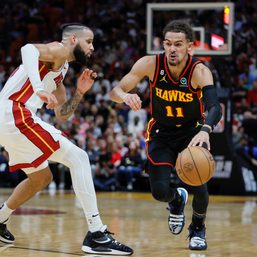 Trae Young-led Hawks whip Heat in play-in game