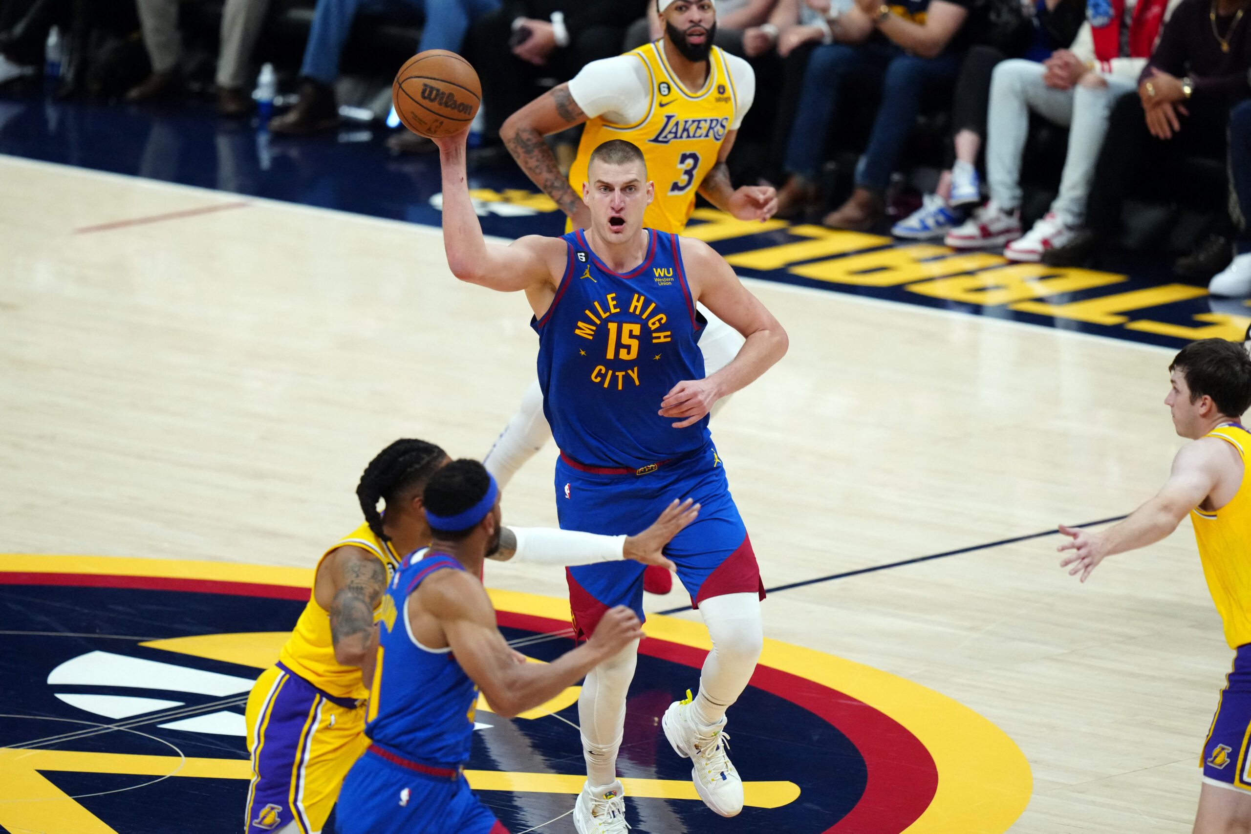 Jokic drops 34-21-14 as Nuggets deny Lakers’ Game 1 rally from 21 points down
