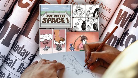 Artists tackle challenges, threats faced in editorial cartooning
