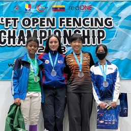 Fencer Juliana Gomez rules Malaysia tournament
