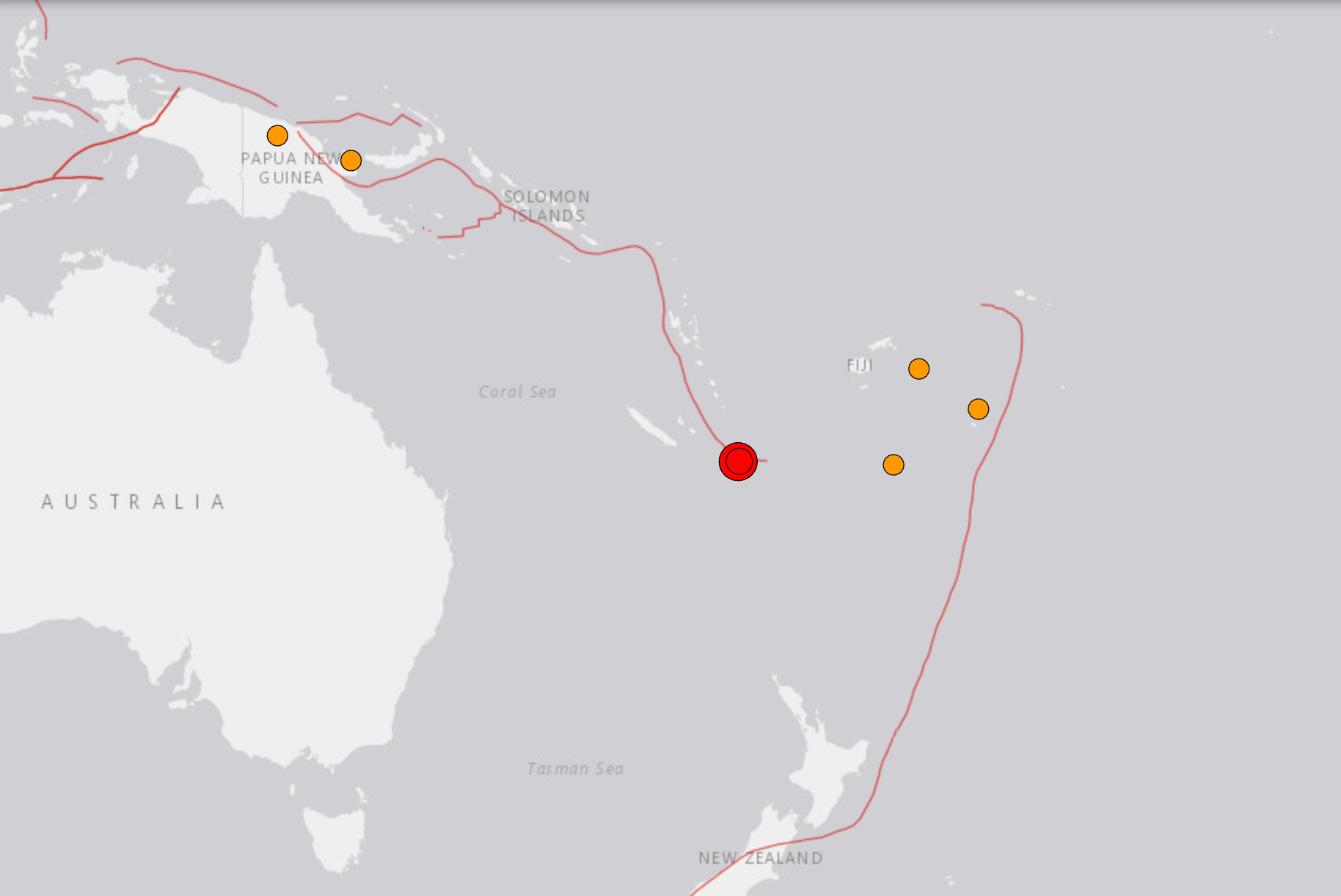 Tsunami threat passes in South Pacific after magnitude 7.7 quake off New Caledonia