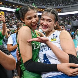 Bright future: Canino, Belen shower each other praises after thrilling UAAP finals