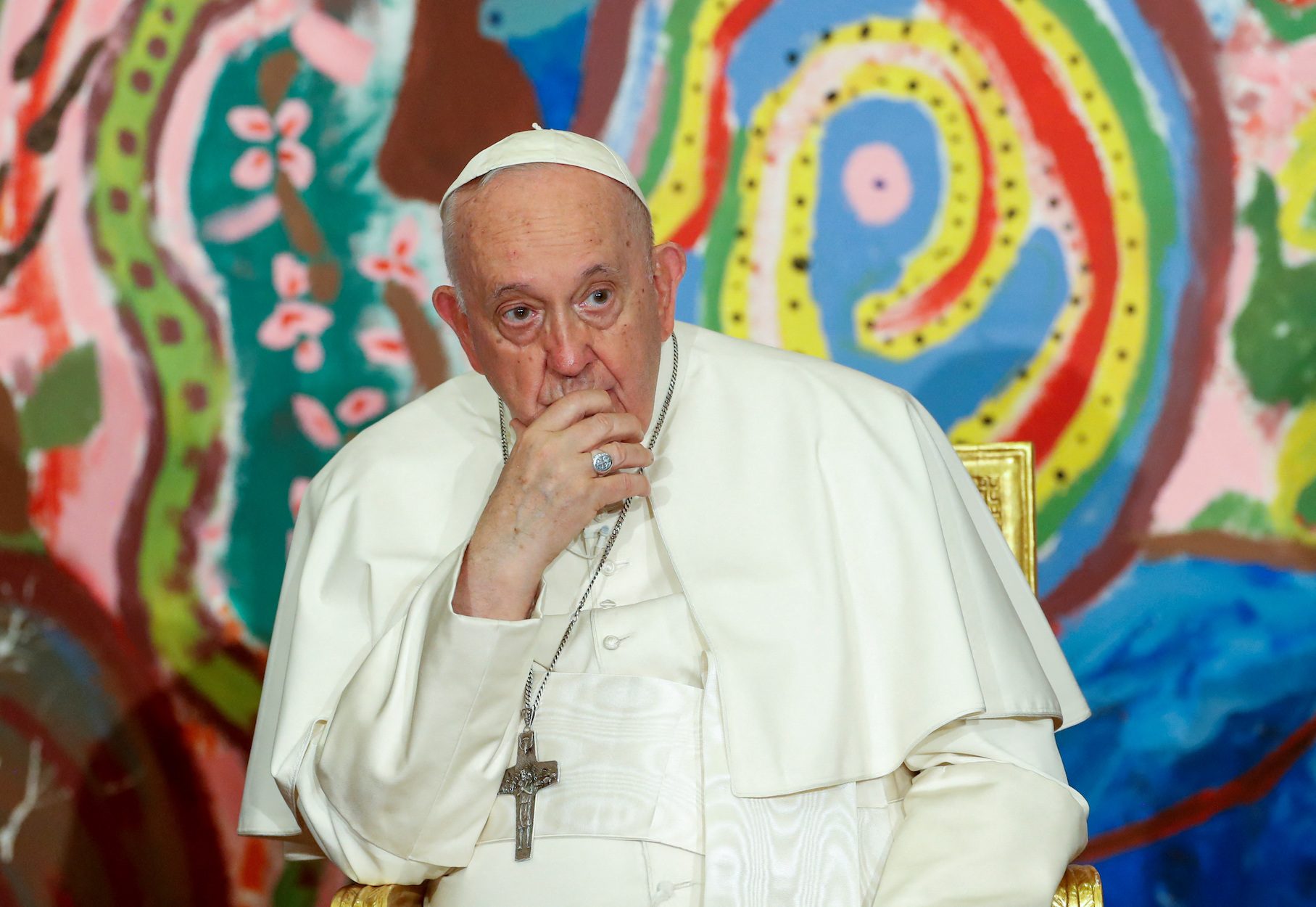 Pope Francis skipped audiences because of a fever, Vatican says