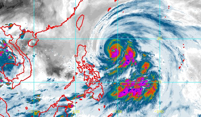 Typhoon Betty maintains strength while east of Northern Luzon