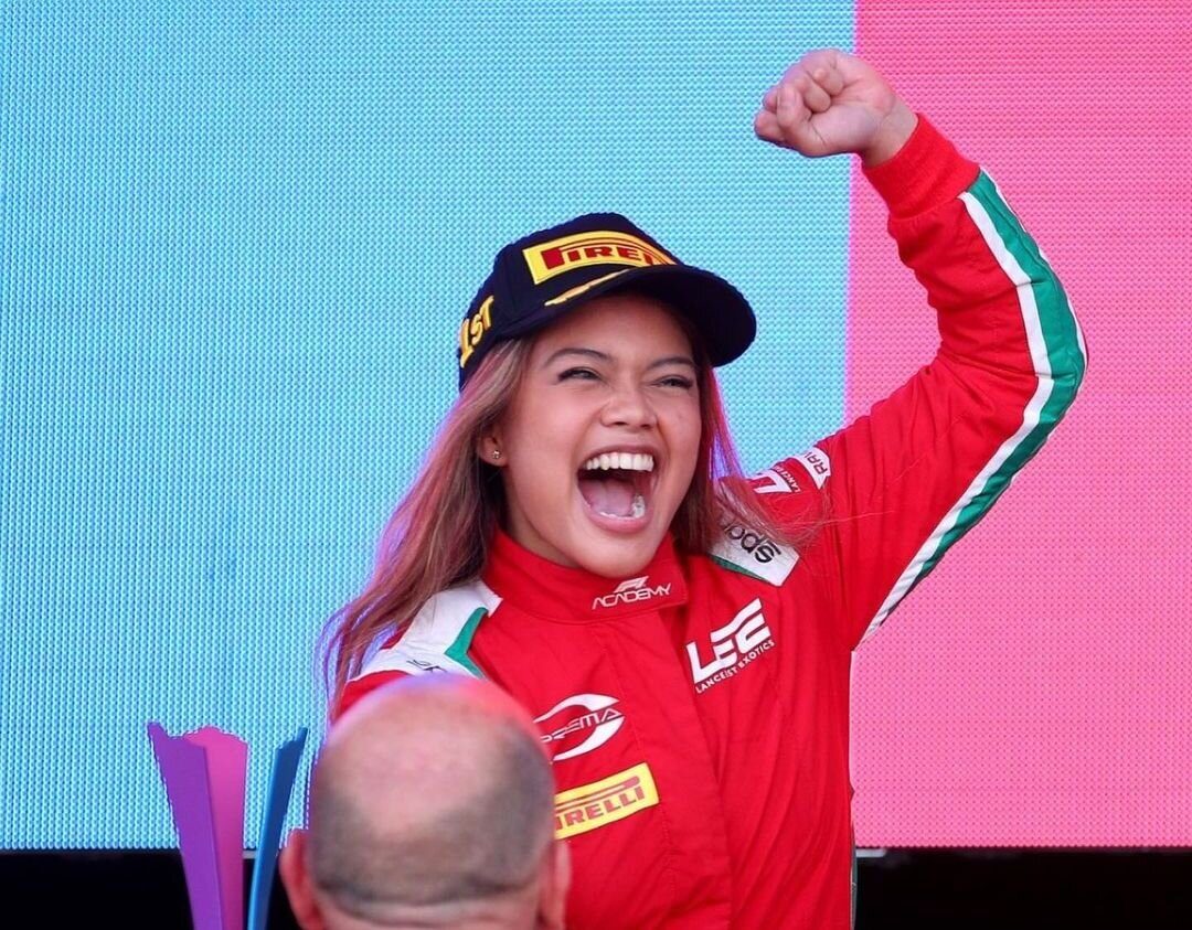 Bianca Bustamante proud to raise flag after F1 Academy breakthrough