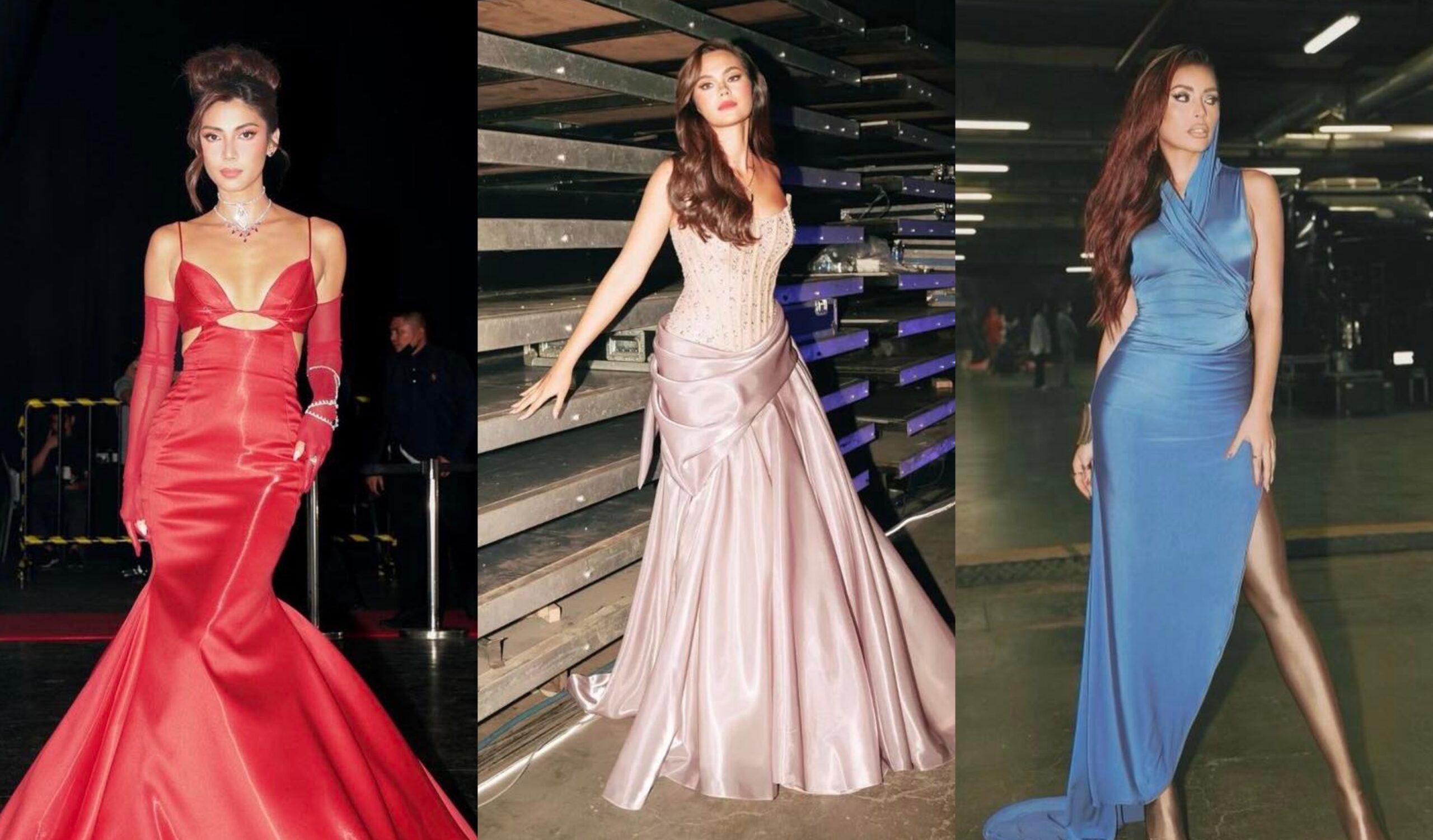 IN PHOTOS: Catriona Gray, Nicole Cordoves, and MJ Lastimosa serve looks at Binibining Pilipinas 2023 finals