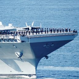 Massive US aircraft carrier sails into Oslo for NATO exercises