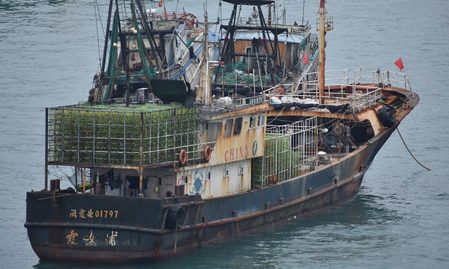 Chinese fishing boat capsizes in Indian Ocean, 39 crew members missing