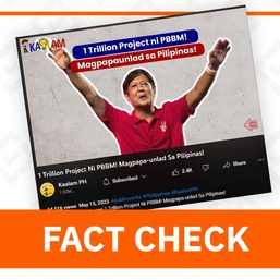 FACT CHECK: Gov’t hasn’t allocated P1 trillion for the National Food Security Convergence Program