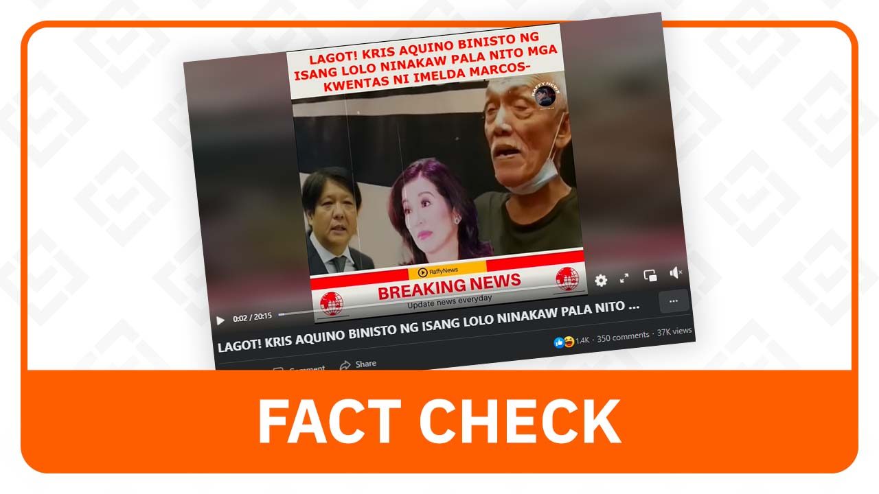 FACT CHECK: Hindi ninakaw ni Kris Aquino ang mga alahas ni Imelda Marcos
