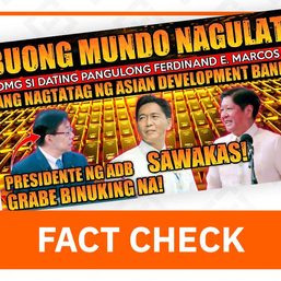 FACT CHECK: Ex-president Marcos was not founder of the Asian Development Bank