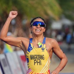 Four-peat denied as Kim Mangrobang settles for women’s triathlon silver