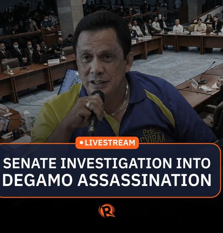 LIVESTREAM: Senate investigation into Degamo assassination