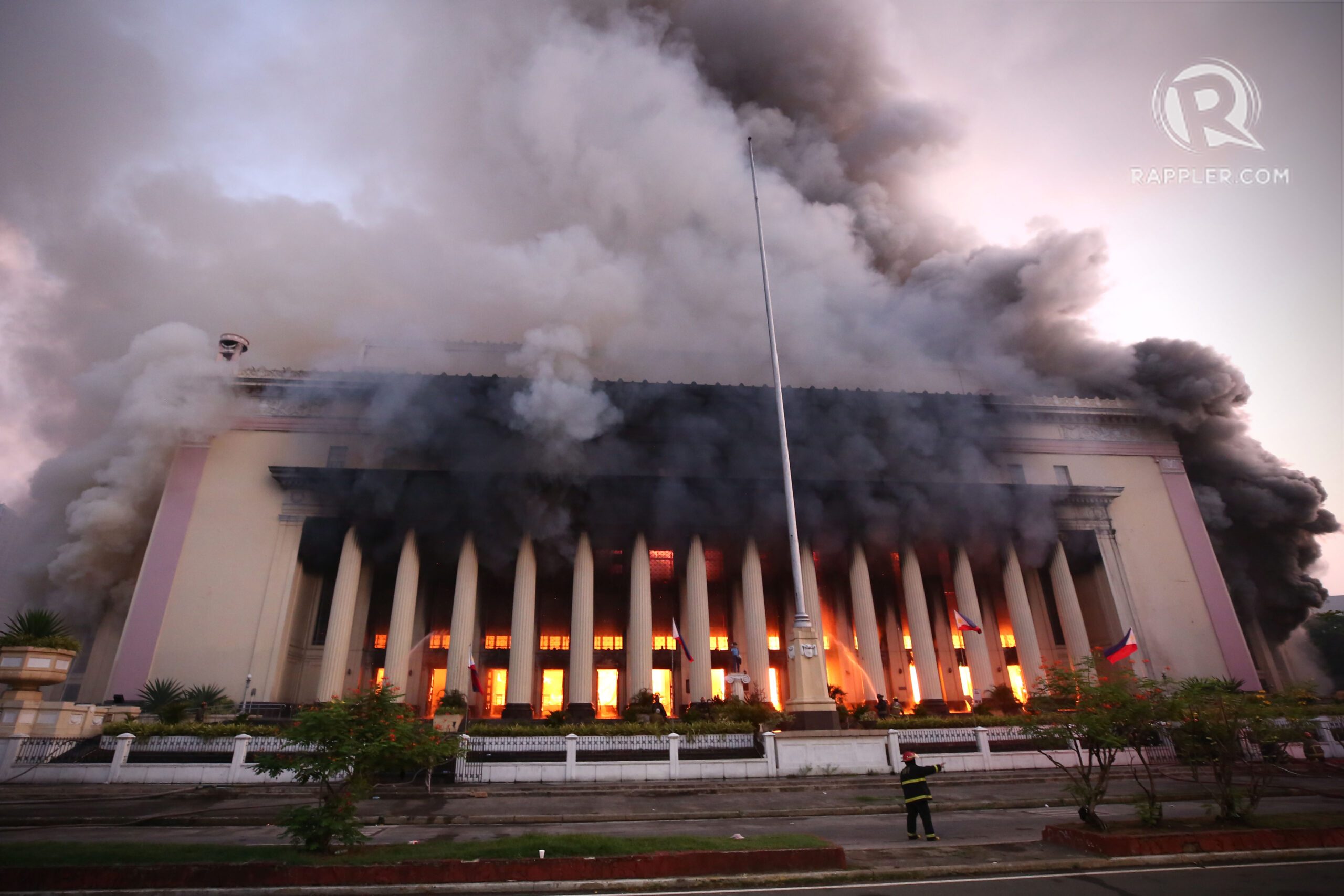 Rise from the ashes: Gutted Manila Central Post Office begins rehab