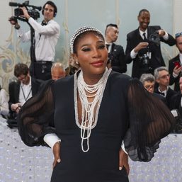 Serena Williams announces pregnancy on Met Gala red carpet