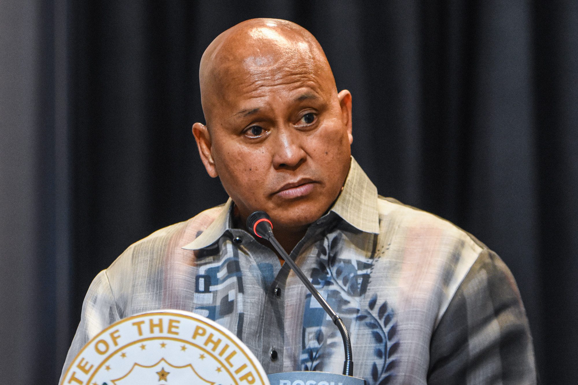 Dela Rosa tells Marcos: Be man enough. Tell us if you allowed ICC to enter PH.