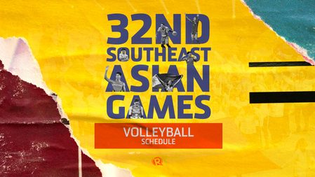 SCHEDULE: Philippine volleyball at the 2023 Southeast Asian Games