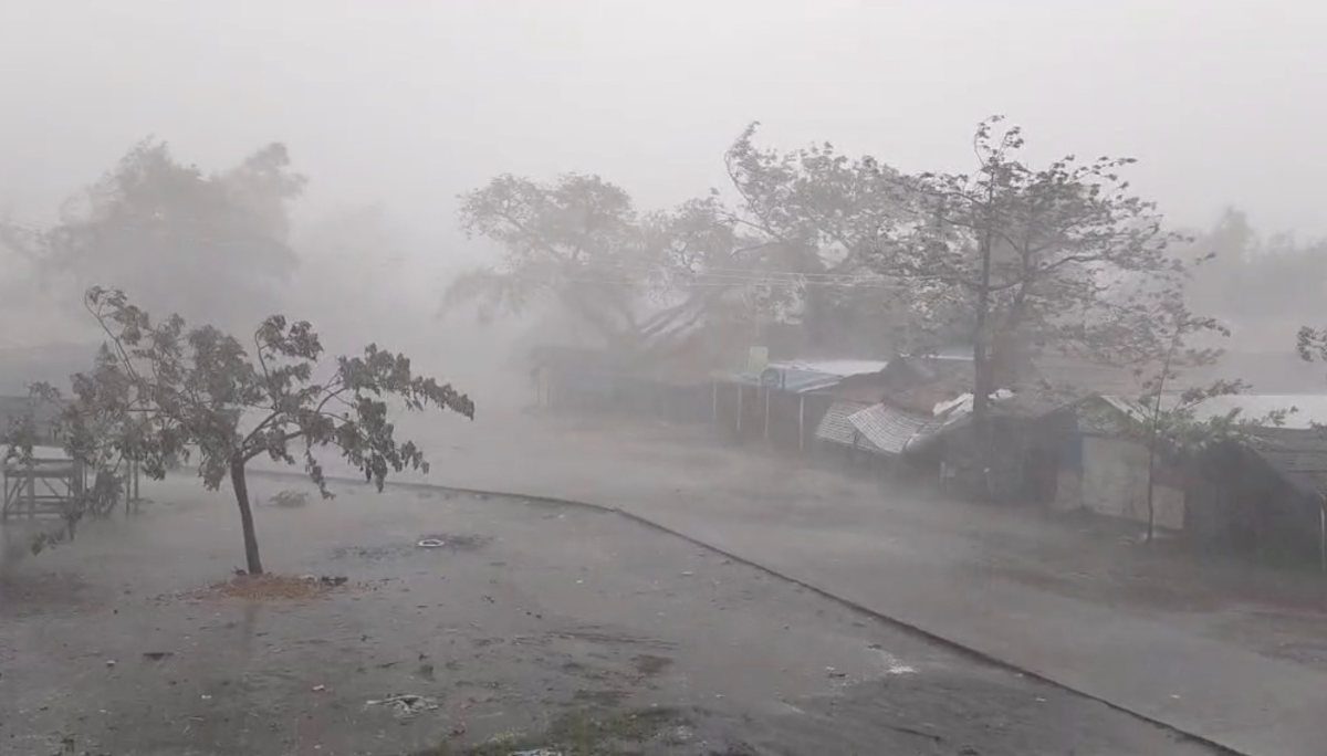 Powerful storm snaps communications network in Myanmar’s Rakhine