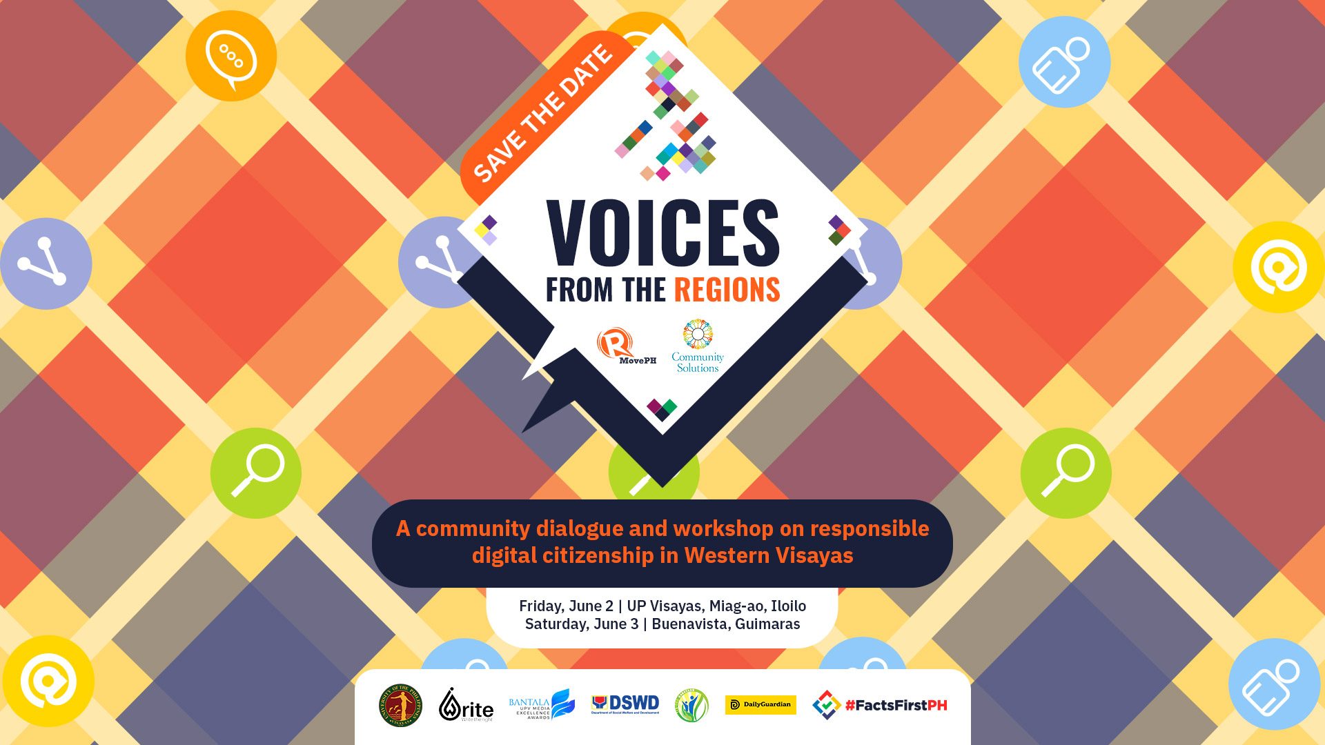 #VoicesFromTheRegions: Join community dialogue, workshop on digital citizenship in Iloilo, Guimaras