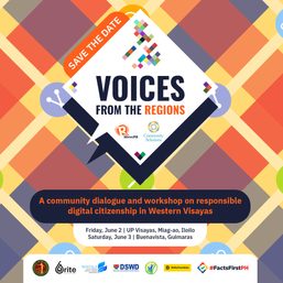 #VoicesFromTheRegions: Join community dialogue, workshop on digital citizenship in Iloilo, Guimaras